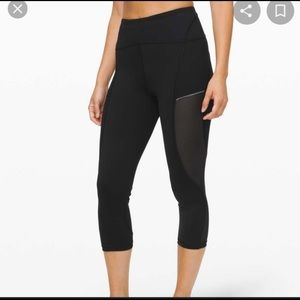 Lululemon Always Airy High Rise Run 19" Crops